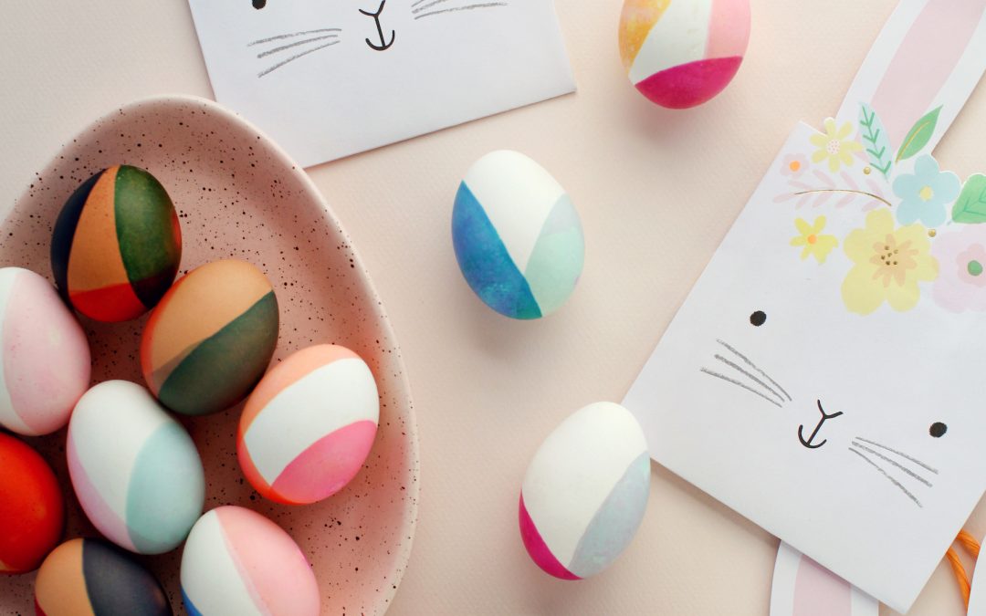 Color-Blocked Eggs