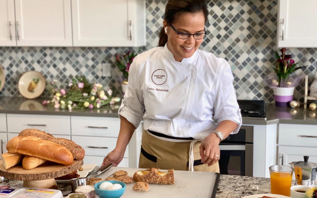 Chef Emma Is Preparing an Egg-Cellent Dish