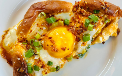 Chili Crunch Egg Boats
