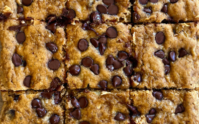 Chocolate Chip Peanut Butter Banana Bars