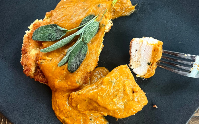 Chicken Cutlets with Pumpkin Sage Cream