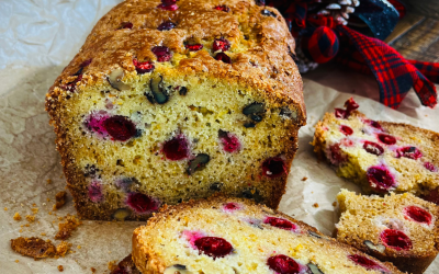 Toasted Walnut Cranberry Orange Bread