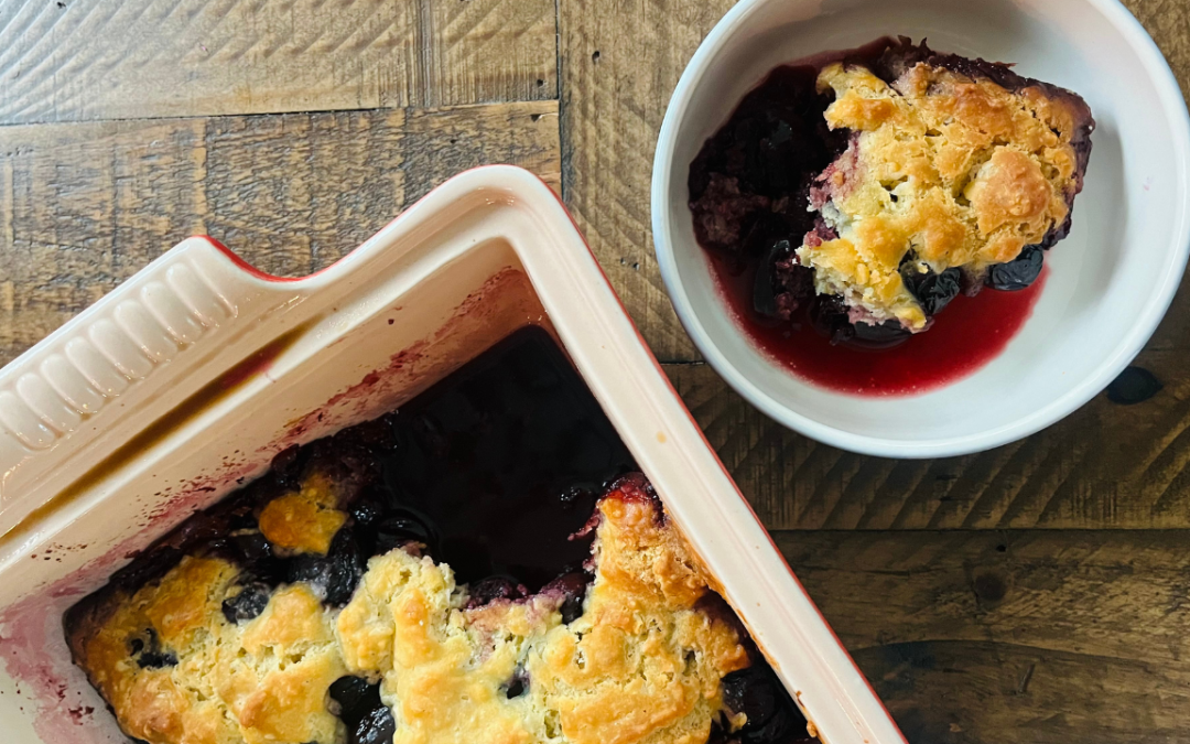 Simple Cherry Cobbler