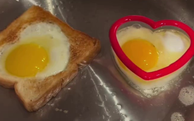 Heart Shaped Eggs