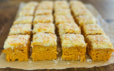 Toasted Coconut Pumpkin Cake